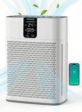 Smart  Air Purifier for Home Large Room, Up to 100㎡, PM2.5 Air Quality Display, TRUE HEPA Air Purifier, App or Touch Control, 22dB Sleep Mode, Air Cleaner for Pets, Dust, Smoke, Pollen & Odor