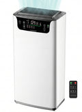 Air Purifier for Home & Bedroom Up to 80㎡, True HEPA Filter 99.5% Efficiency, UV Sterilization & Negative Ion Generator, Removes Dust, Pollen, Bacteria & Odor, PM2.5 & Temperature Display, Remote & Touch Control, 3 Speeds, Timer 1–12H